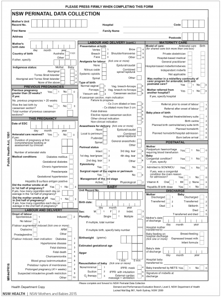 File:NSW Perinatal Data Collection form.png