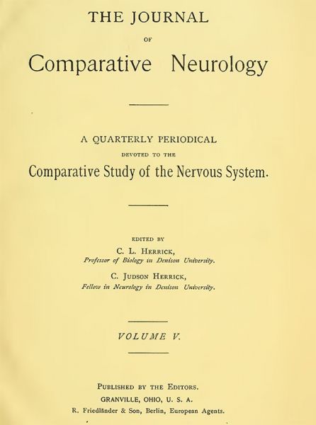 File:J Comp. Neurol. 5 (1895) title page.jpg