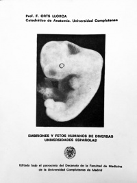 Orts Llorca Madrid embryo catalogue
