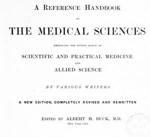 Reference Handbook of the Medical Sciences title page